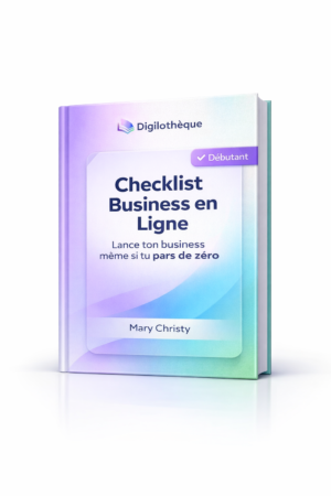 Checklist – Lance ton business en ligne