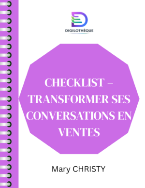 Checklist – Transformer ses conversations en ventes