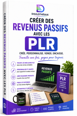 Créer des revenus passifs avec les PLR