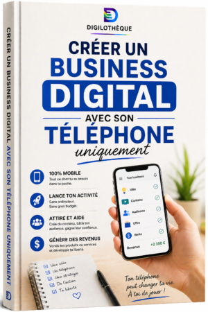 Créer un business digital avec son téléphone