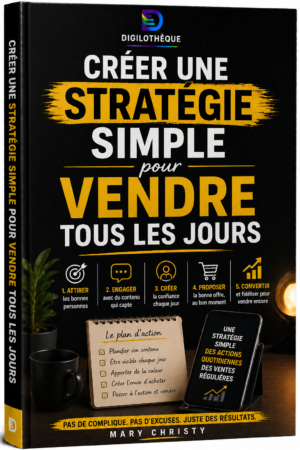 Créer une stratégie simple pour vendre tous les jours