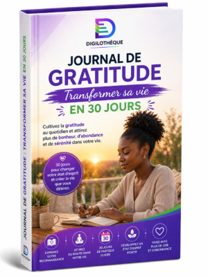 Journal de gratitude: Transformer sa vie en 30 jours