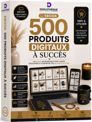 EBOOK 500 PRODUITS DIGITAUX A SUCCES