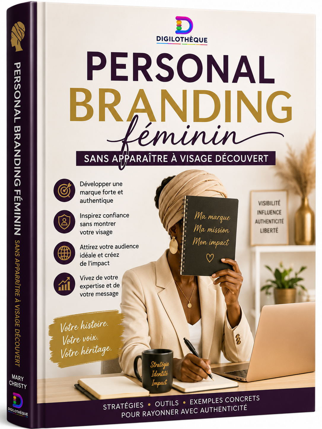 Personal branding féminin sans apparaître à visage découvert