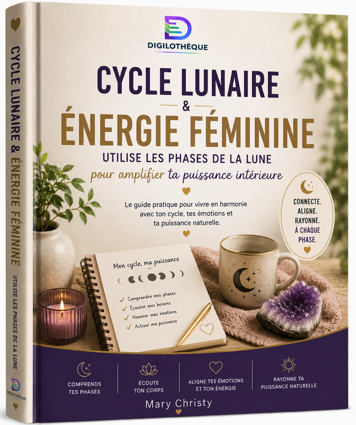 Cycle lunaire & énergie féminine : utiliser les phases de la lune pour amplifier ta puissance intérieure