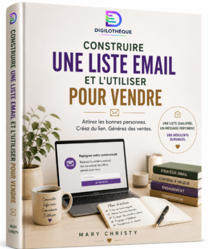Construire une liste email et l'utiliser pour vendre