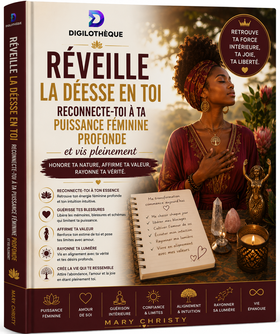 Réveille la déesse en toi : reconnecte-toi à ta puissance féminine profonde et vis pleinement