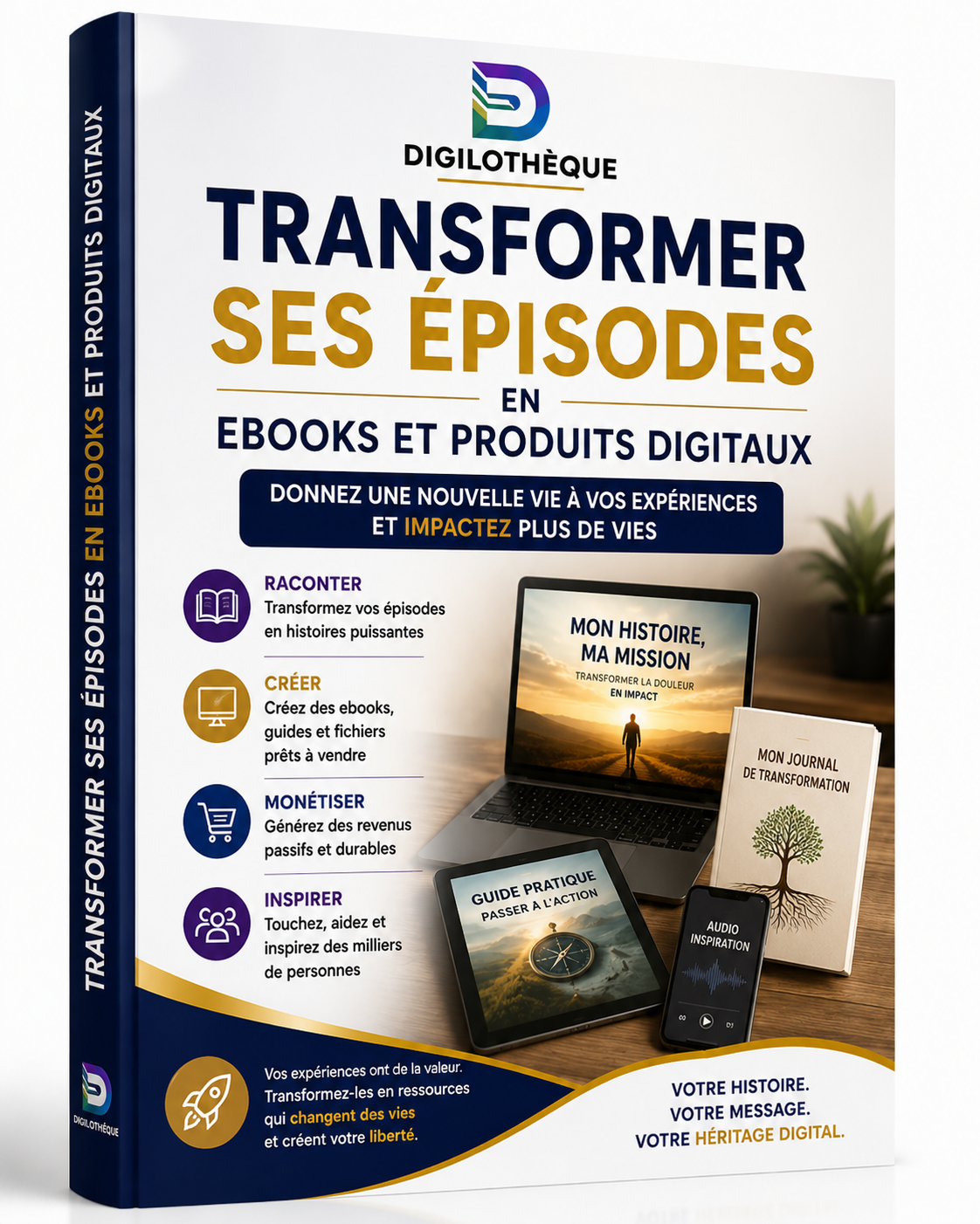 Transformer ses épisodes en ebooks et produits digitaux