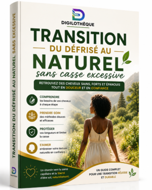 Transition du défrisé au naturel sans casse excessive